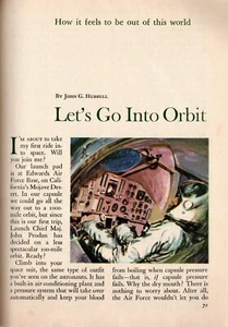T-27 SPACE CAPSULE FLIGHT SIMULATOR 1965 NASA FEATURE EDWARDS AIR FORCE BASE - Picture 1 of 2