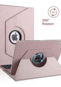 Funda Teclado Bluetooth iPad Pro 11" 3ª Generación Cuero PU Giratorio - Oro Rosa - Imagen 1 de 9