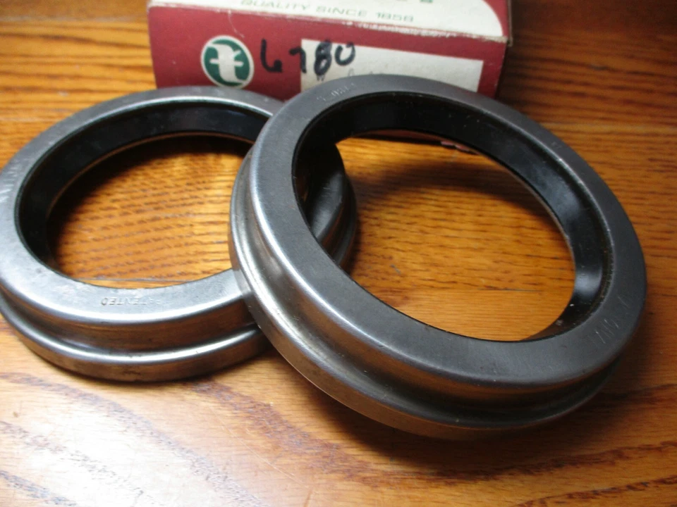 1948 49 50 51 52 53 54 55 56 57 + FORD TRUCK + Front Wheel Seals + NOS - Image 1 of 1