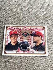 Craig Biggio Jeff Bagwell 2001 fleer platinum rc winning combinations #560/1000