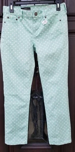 J Crew Cropped Polka Dot Matchstick Pants Size 26 - Picture 1 of 11
