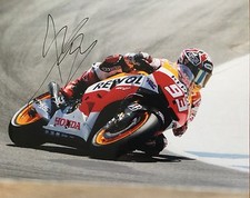 Marc Marquez signed Moto GP 10x8 photo Image J UACC Registered Dealer
