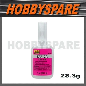 ZAP CA+ GLUE THIN SUPER QUICK 28.3g 1oz HOBBY MODEL BUILDING CAR MILITARY PT-08 - Bild 1 von 2