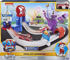 Paw Patrol The Movie Total City Rescue Set & Marshall Vehicle True Metal New Toy - Picture 1 of 9