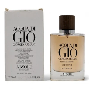 Giorgio Armani Acqua Di Gio Absolu Eau De Parfum Spray 2.5 oz 75ml Men Cologne - Picture 1 of 4