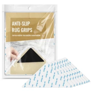 Thin Anti Slip Rug Gripper Safe For Hardwood Floors Non Slip Rug Pad Carpet Tape - Picture 1 of 6
