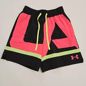 Under Armour UA Baseline gewebte 7" Herrenshorts Größe Small 1370224 schwarz rosa - Bild 1 von 6