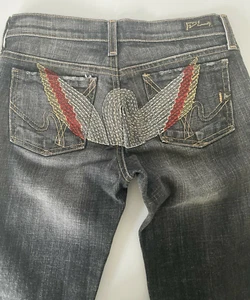 Citizens of Humanity Women's Tag 25x31 Eagle Y2K Vintage Faded Black Flare - Picture 1 of 12
