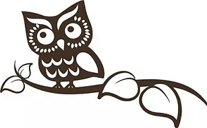 Owl Bird Animal Pet Car Truck Laptop Window Vinyl Decal Sticker - Foto 1 di 2