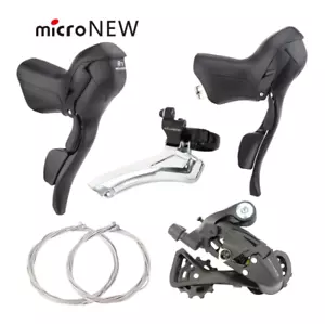 MicroNEW Road Bike Shifter Brake 7/8/9/10/11 Speed Shifter Dual Control Lever - Picture 1 of 24