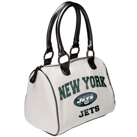 New York Jets NFL Ladies Purse Shoulder Bag, White/Green, Sturdy!, FREE Shipping Cover