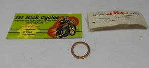 NOS TRIUMPH T120 COPPER CUPPED TAPPET ADJUSTING WASHER 5/8" X 7/8" 71-2080 - Picture 1 of 2