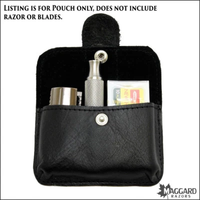 Maggard Razors Leather Travel Razor Case