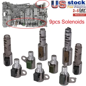 9x Transmission Solenoid Kit For Lexus IS250 GS300 IS300 2005-2017 Rebuild - Picture 1 of 12