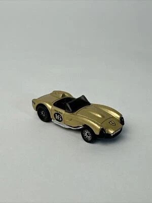 Vintage HOT WHEELS 1990 GOLD FERRARI CLASSIC RACER Rare #16 Original Old Car - Image 1 of 4