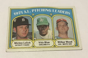 1972 Topps # 94 AL Pitching Leaders - Bild 1 von 2