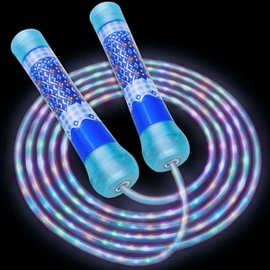 Led Jump Rope for Girls Kids -Glowing Jump Ropes Flashing Colorful Exercise Skip - Picture 1 of 6