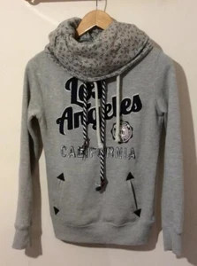 Hey Betty Sweatshirt XS Grey Roll Necks Grey Long Sleeve Used - Picture 1 of 12