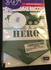 Camo Hero - Army Military Bunting Banner - Party Decorations Reporting to Party - Picture 1 of 3