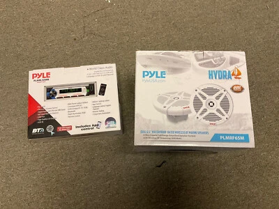 Pyle Bluetooth Radio Stereo Headunit  / Wire Less Speakers 6.5”  System - Image 1 of 4