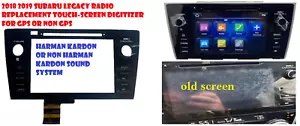 18 19 Subaru Legacy Outback REPLACEMENT TOUCH SCREEN Digitizer for oem radio - Picture 1 of 8