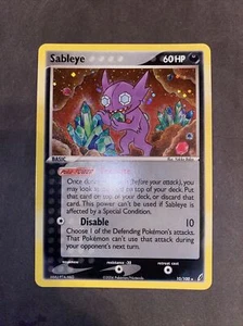 Holograma Sableye 10/100 Crystal Guardians raro - Imagen 1 de 12