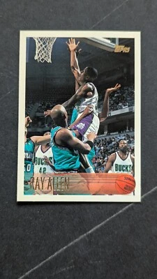 1996-97 Topps Basketball #217 Ray Allen RC Rookie Bucks - Image 1 of 2