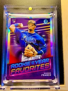 ⚾️ BOWMAN🔥CHROME🔥SILVER🔥RIFRACTOR🔥SP⭐️ROOKIE🔥WANDER FRANCO💥RAYS⭐️INVEST - Foto 1 di 3