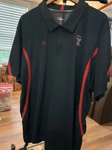Polo Under Armour nera Texas Tech nera Raiders 3XL - Foto 1 di 7