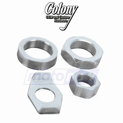 Colony Axle Nut Kit for 1936-1950 Harley Davidson E - Drive Axle Nuts  ox - Изображение 1 из 4