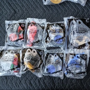 Menge (8) NEU Power Rangers Samurai #1-8 Komplettsatz McDonalds Spielzeug 2011 - Bild 1 von 6