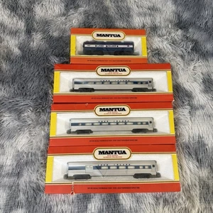 Mantua HO Scale Long Island Rail Road Lot Of Train Carts - Picture 1 of 3