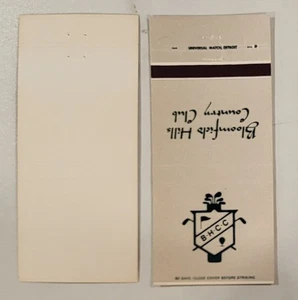 Matchcover USA Michigan Bloomfield Hills Country Club Golf - Picture 1 of 1