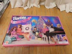 Vintage 1994 Mattel Barbie Doll Home for the Holidays Playset NRFB MIB - Bild 1 von 2