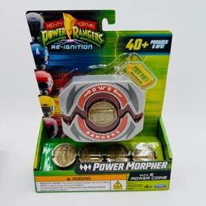 NUOVO Mighty Morphin Power Rangers ReIgnition Power Morpher con 5 monete 2025 - Foto 1 di 3