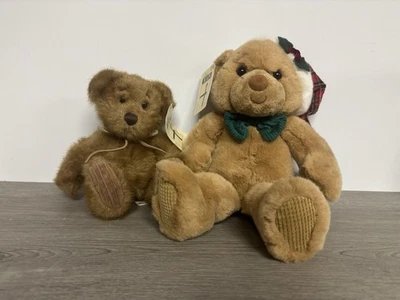 First And Main (2) Bear Plush, Chuckles Christmas Bear, Minky Smaller Plush - Image 1 of 4