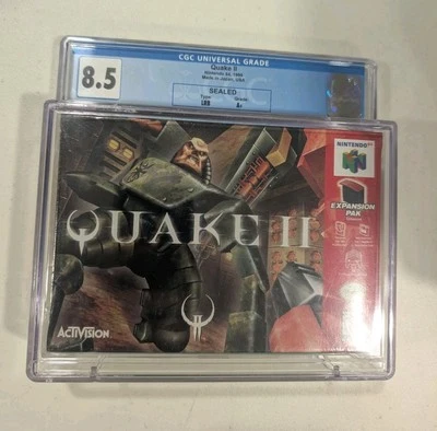 Quake II - Nintendo 64 (N64) Nuevo Precintado CGC 8.5 A+ Calificado Foto 1 de 4