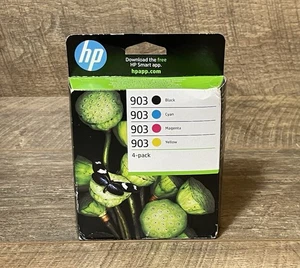 HP 903 4er Pack Tintenpatronen für HP OfficeJet 6950 AIO Drucker Multipack Original - Bild 1 von 2
