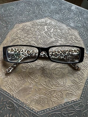 Очки для чтения Gucci перламутровый / леопардовый принт 52/16 - 140 COL 01 - Изображение 1 из 4