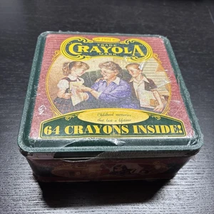 Sealed Crayola Collectors Color Limited Edition 72 Crayons Tin 8 Retired Colors - Picture 1 of 6