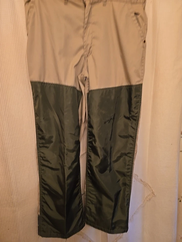 Винтажный SafTbak мужской щетка предохранитель брюки утка возвышенности сделано в США коричневый холст читать - Изображение 1 из 4