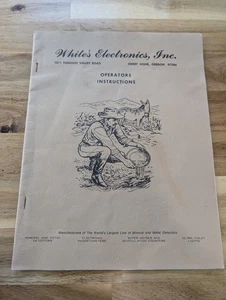 ORIGINAL WHITES COINMASTER V METAL DETECTOR DETECTING MANUAL - Picture 1 of 6