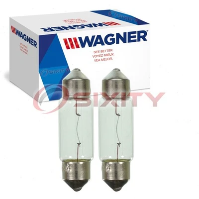 2 pc Wagner License Plate Light Bulbs for 1981-1983 DeLorean DMC 12 ar - Image 1 of 4