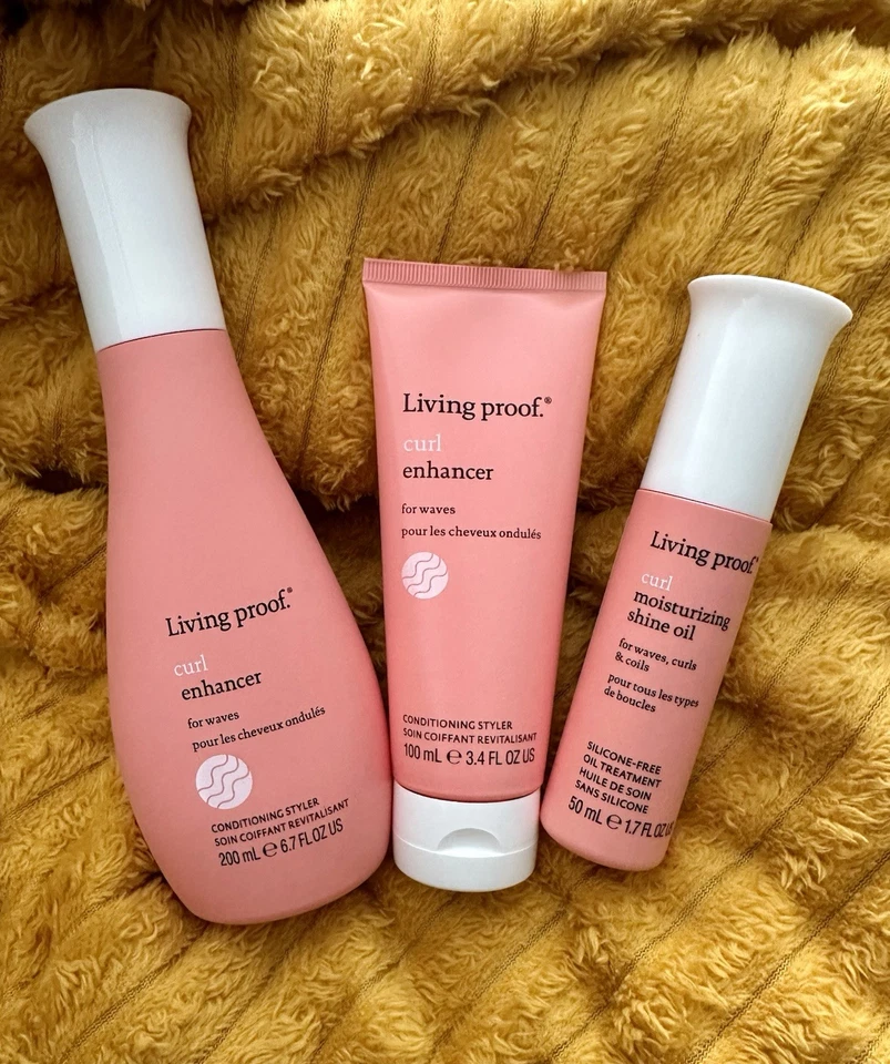 Living Proof Curl Lot - 2 Sizes Curl Enhancer & Curl Moisturizing Shine Oil New - Image 1 of 2