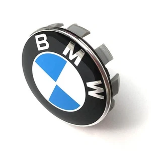 4x Für BMW Felgendeckel Nabendeckel Blau 68mm Radnabenkappen Radkappe - Bild 1 von 2