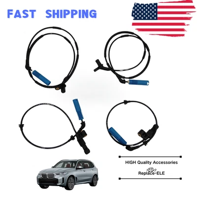 4 ABS Wheel Speed Sensor Front Rear Left&Right For BMW 325CI 325I 330CI 330I M3 Foto 1 de 4