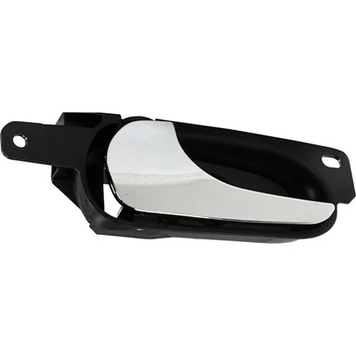 Interior Door Handle For 2006-2011 Lucerne Chrome Lever Blck Bezel Front=Rear LH - Image 1 of 4