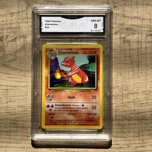 1999 Pokemon Game Base Set Charmeleon Uncommon 24/102 #24 GMA 8 - Picture 1 of 3