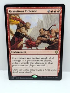 Bloomburrow - Violencia Gratuita - Encantamiento - Raro - Regular - BLC 197 - - Imagen 1 de 2