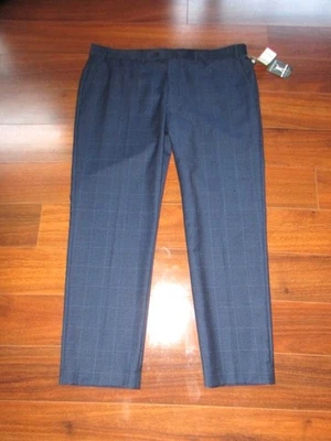 RALPH LAUREN ~ New! NWT Men's 40 X 30 ~ ULTRAFLEX Grid 100% Wool Dress Pants c32 - Image 1 of 4
